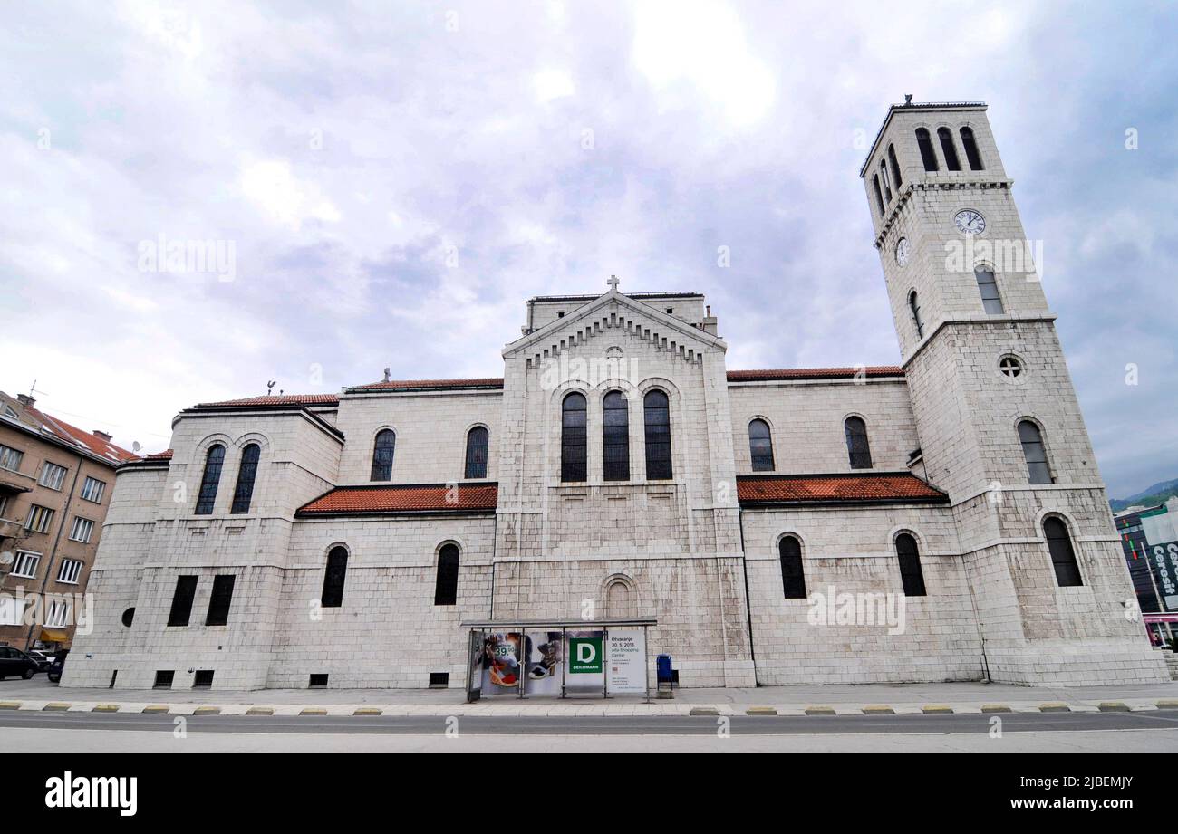 Die Kirche des heiligen Josef in Sarajevo, Bosnien und Herzegowina. Stockfoto
