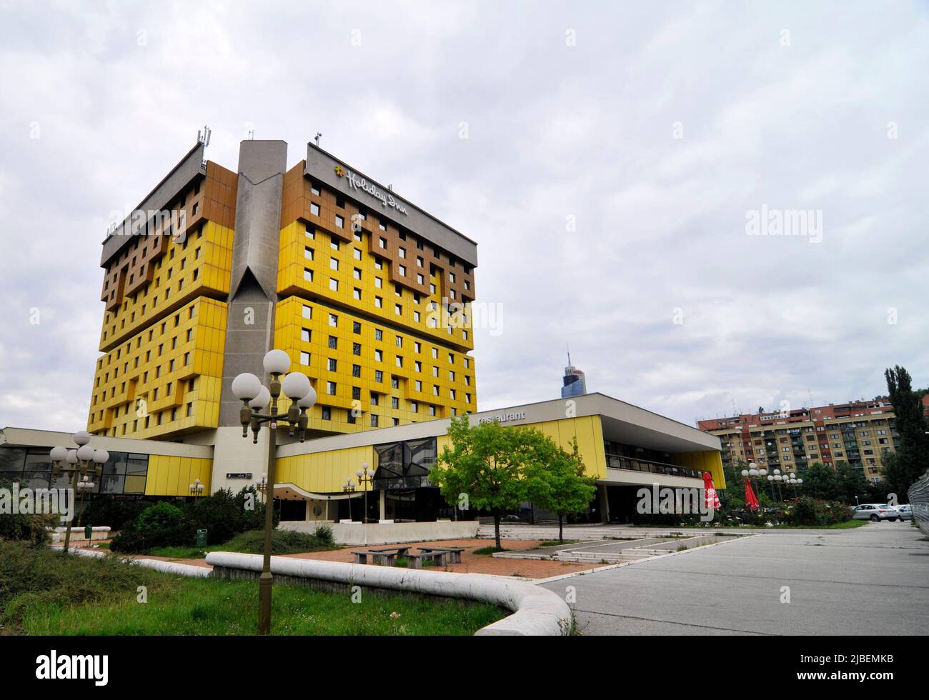 Holiday Inn sarajevo, Bosnien und Herzegowina. Stockfoto