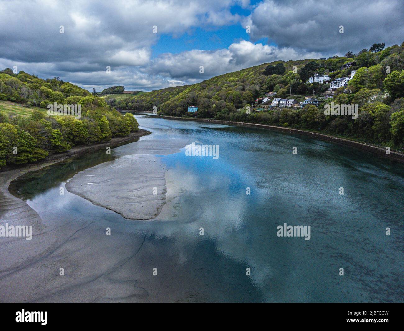 East looe River, Cornwall, Großbritannien Stockfoto