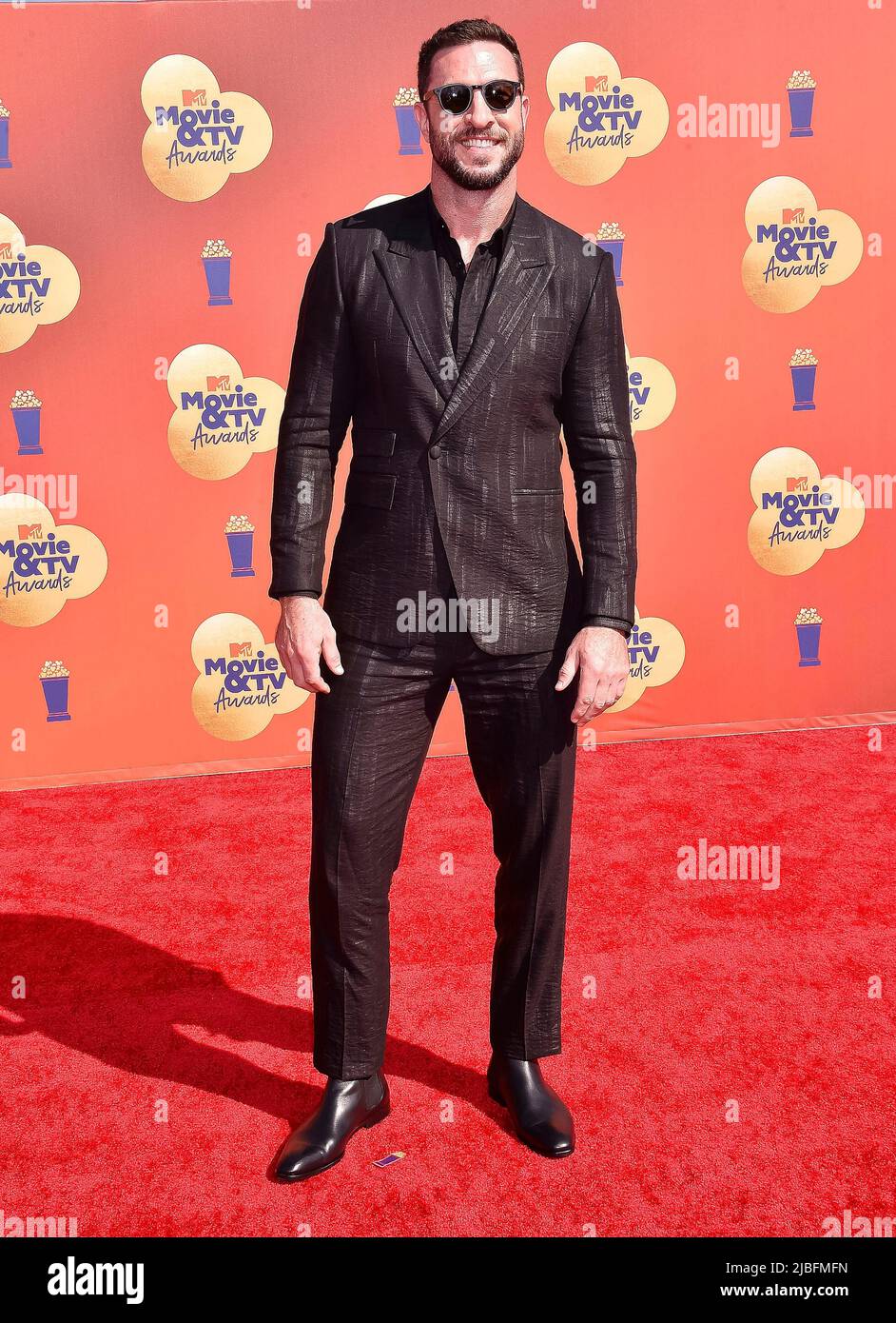 Pablo Schreiber nimmt am 06. Juni 2022 an den MTV Movie and TV Awards 2022 im Barker Hangar in Santa Monica, Los Angeles, USA, Teil. Stockfoto