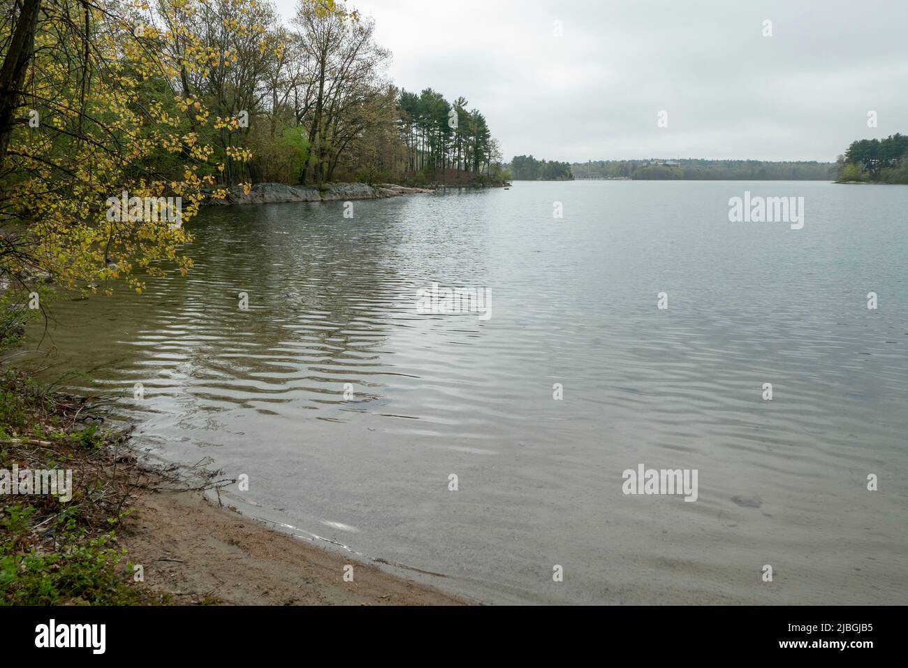 Spot Pond in Middlesex, Massachusetts, USA Stockfoto