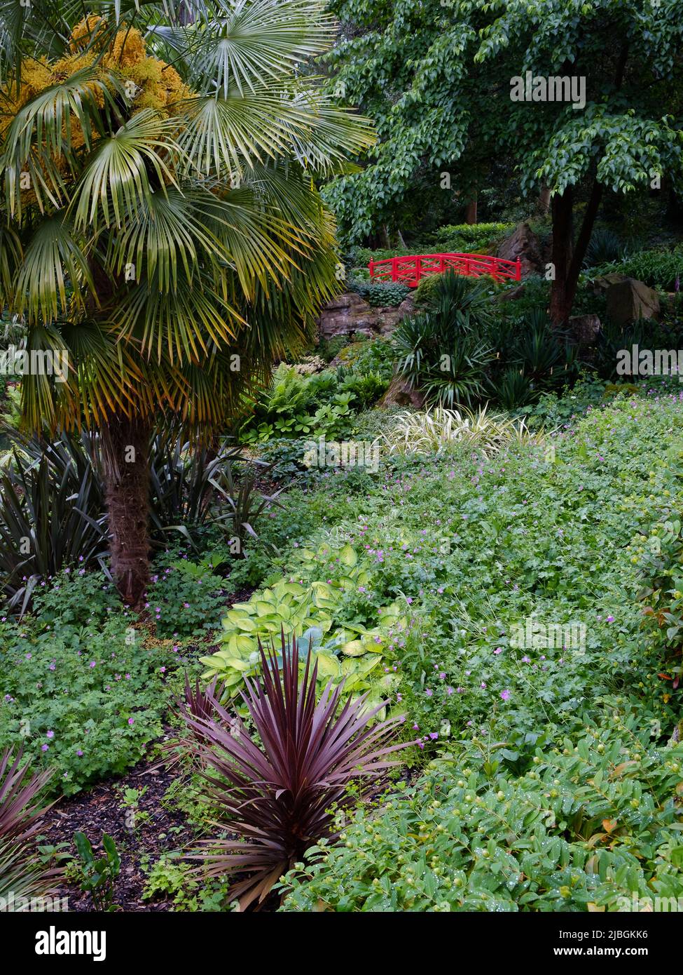 Highnam Court Garden, Highnam, Gloucestershire Stockfoto