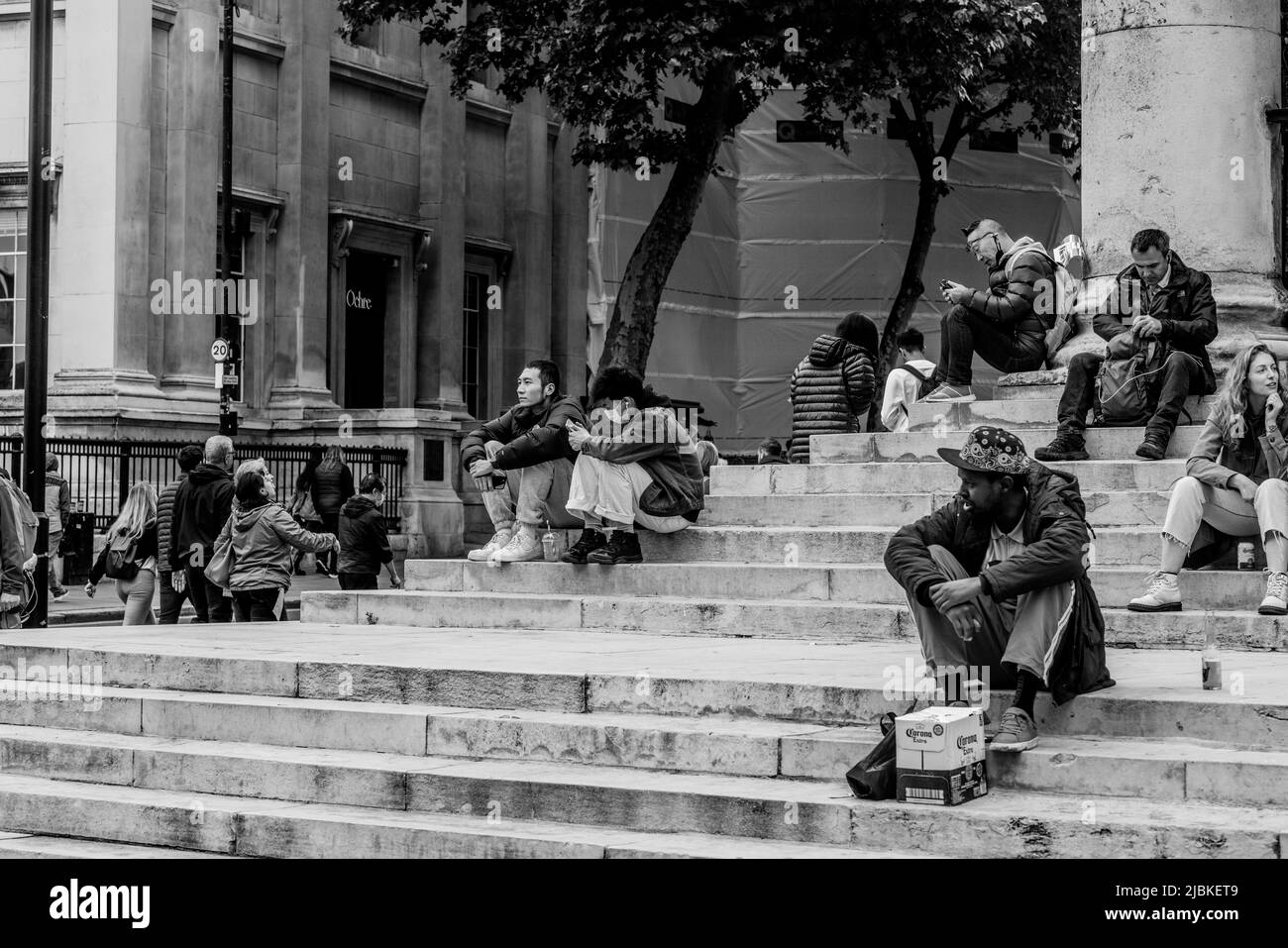 London The Mall und das Platinum Jubilee Stockfoto