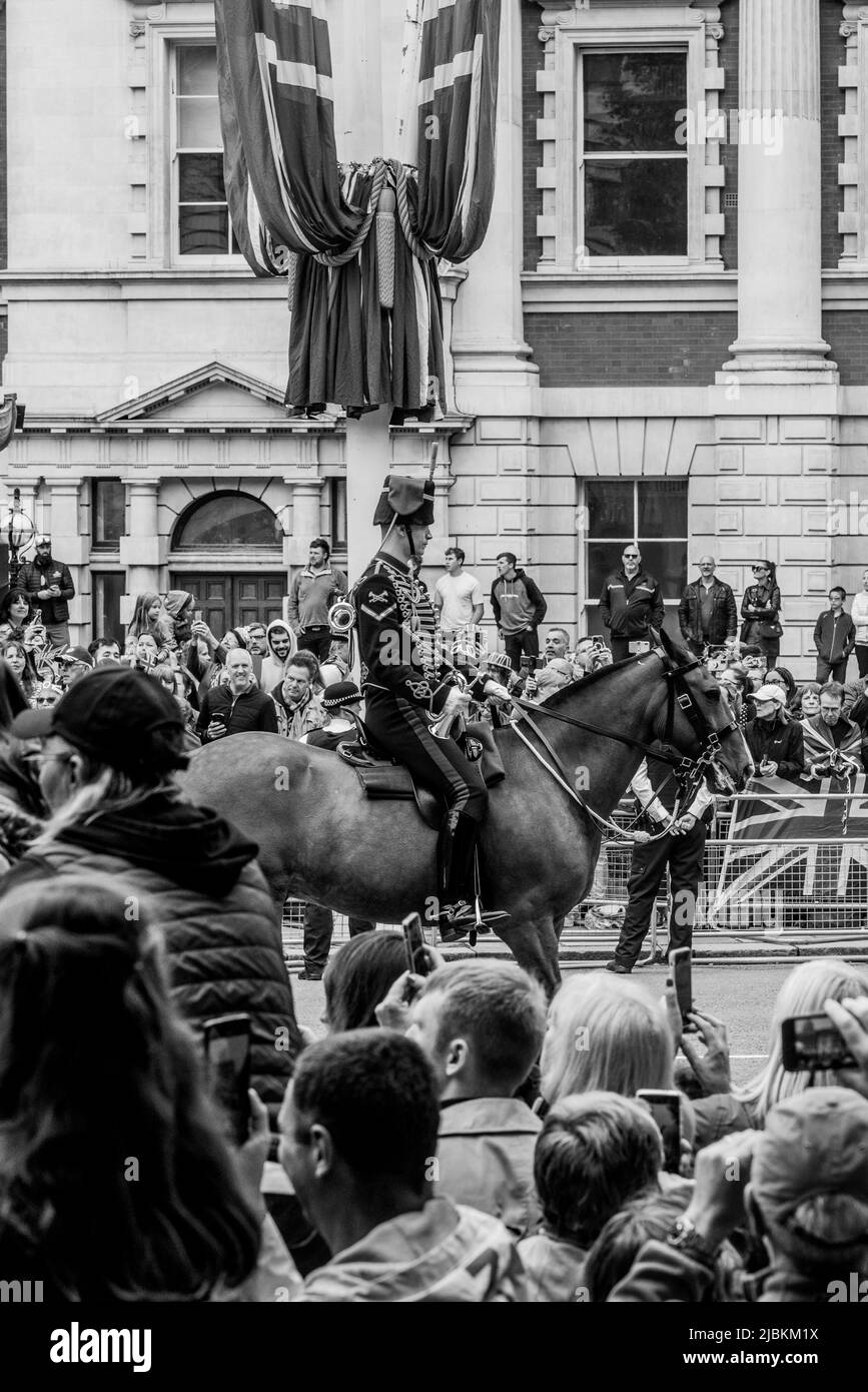 London The Mall und das Platinum Jubilee Stockfoto