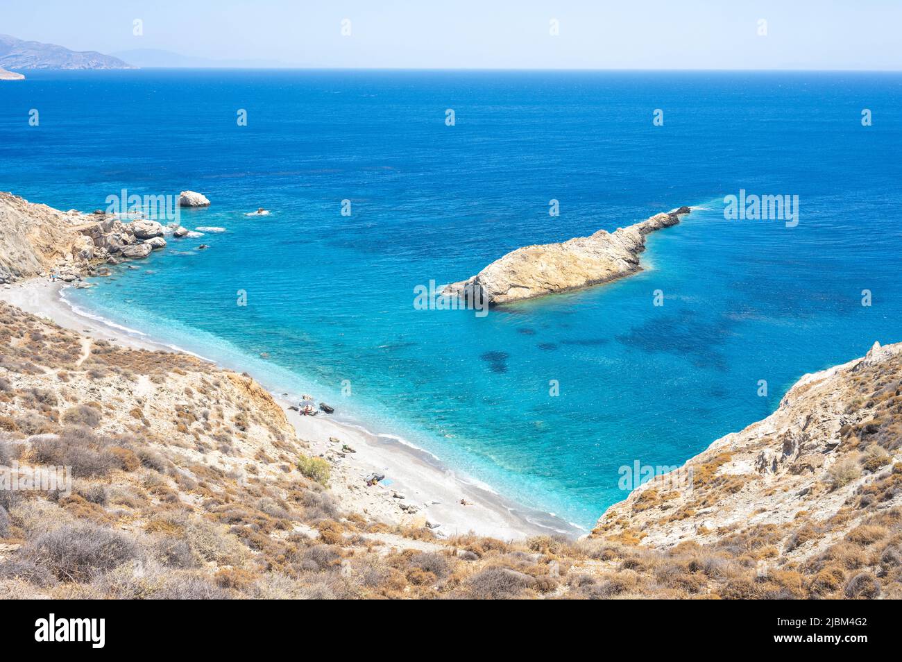 Folegandros, wunderschöne griechische Insel in der Ägäis. Griechenland Stockfoto