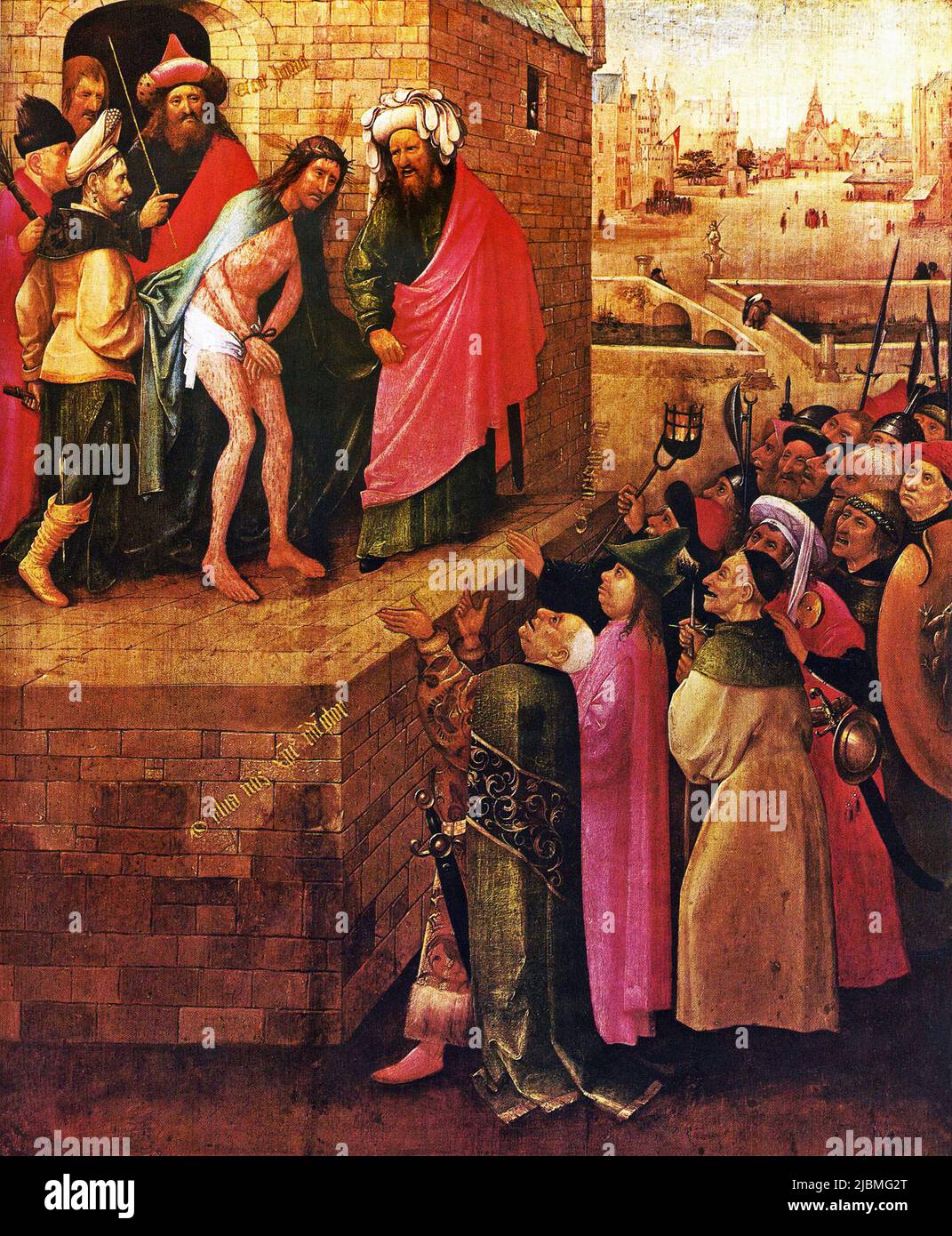 „Ecce Homo“. Gemälde von Hieronymus Bosch. Frankfurt Stadelsches