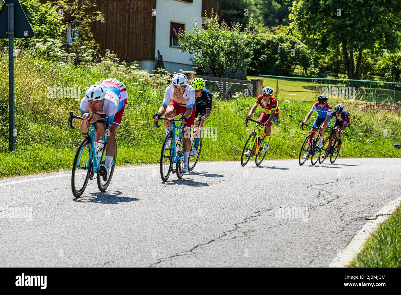 Italien Venetien Gara ciclica Bassano Monte Grappa (78^ edizione) Stockfoto