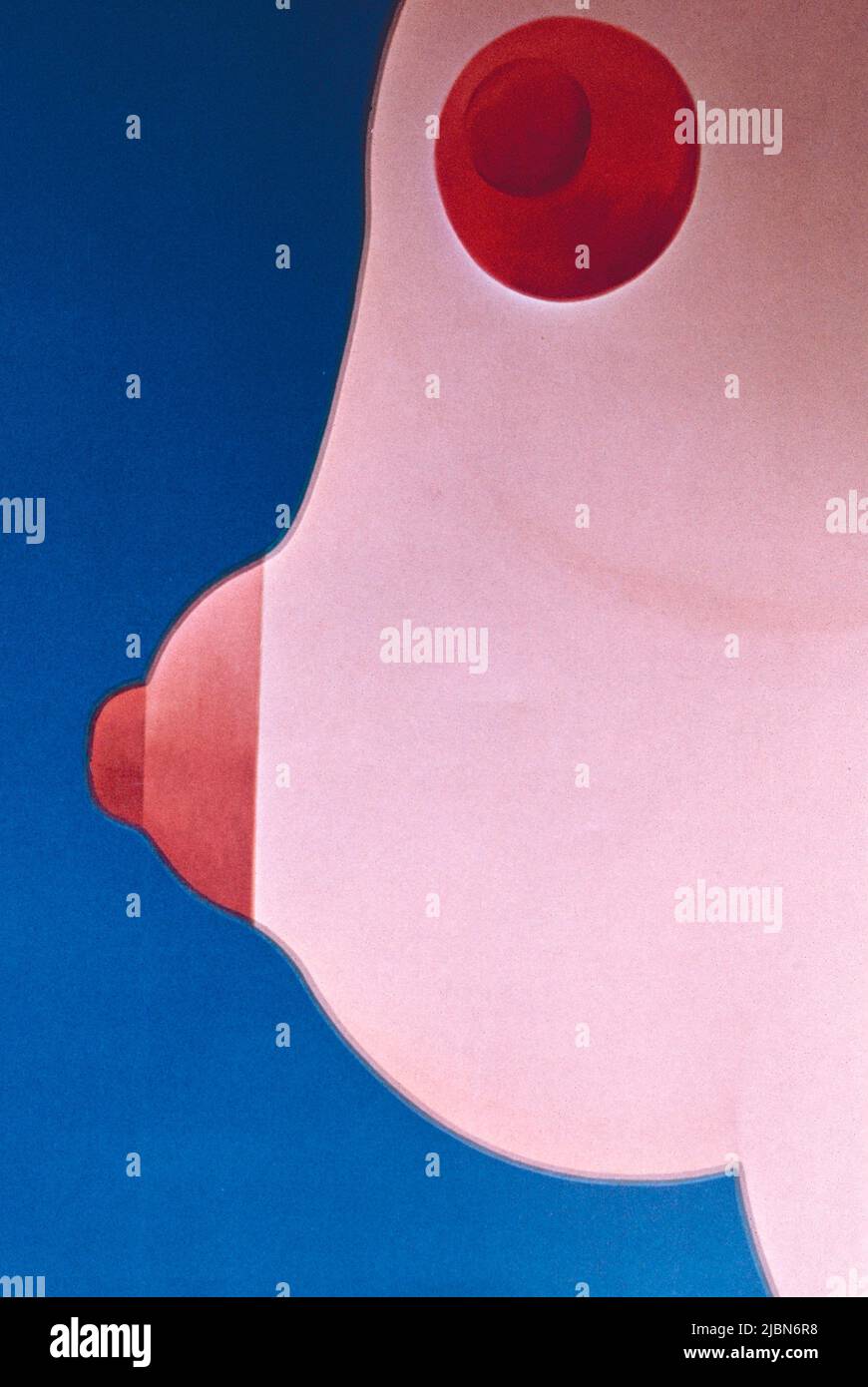 Seascape n. 18, Werk des amerikanischen Künstlers Tom Wesselmann, 1967 Stockfoto