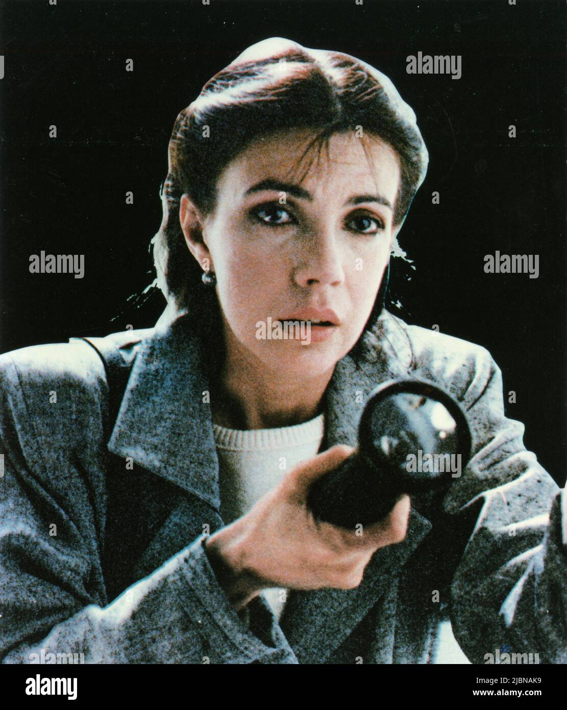 Kanadische Schauspielerin und Sängerin Carole Laure im Film Stress, Frankreich 1984 Stockfoto