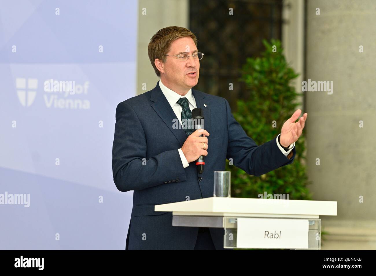 Wien, Österreich. 7.. Juni 2022. Medienbriefing des Bürgermeisters ...