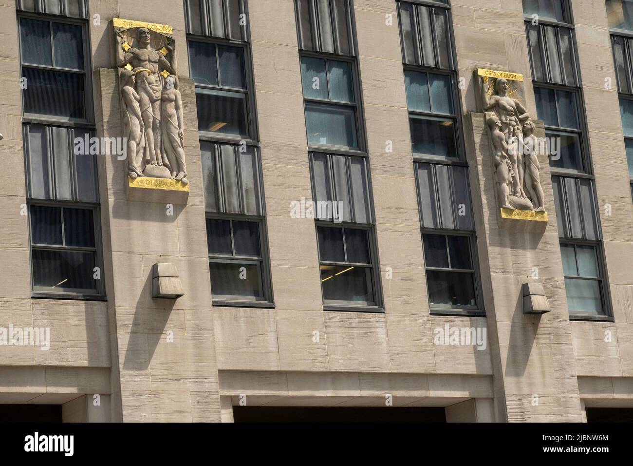1250 Avenue of the Americas, Rockefeller Center, NYC 2022 Stockfoto