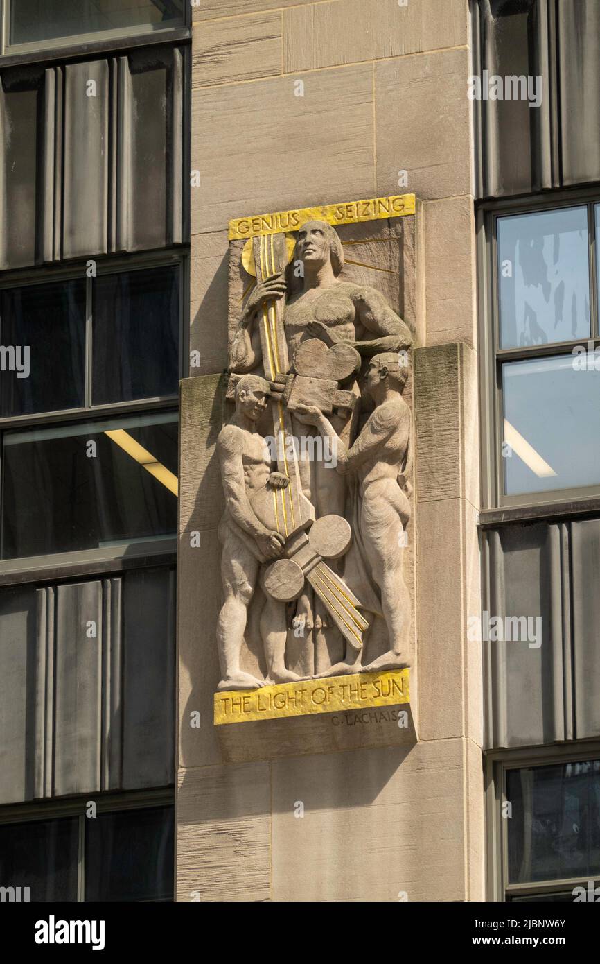 1250 Avenue of the Americas, Rockefeller Center, NYC 2022 Stockfoto