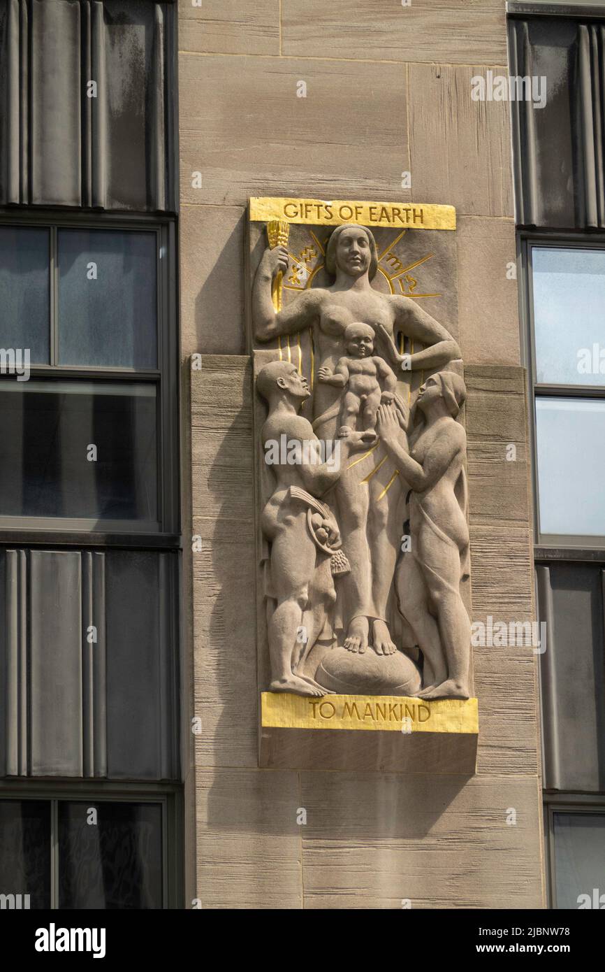 1250 Avenue of the Americas, Rockefeller Center, NYC 2022 Stockfoto