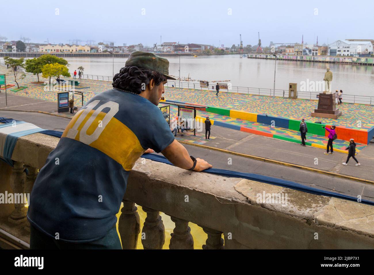 Cafe Museum 'Lo del Diego'. Caminito, La Boca. Buenos Aires, Argentinien. Stockfoto