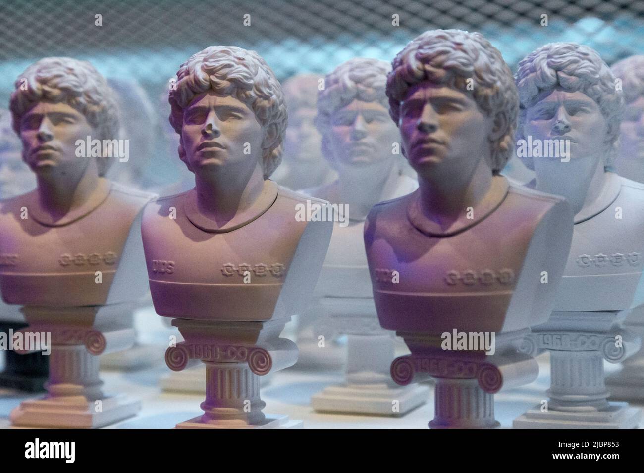 Cafe Museum 'Lo del Diego'. Caminito, La Boca. Buenos Aires, Argentinien. Stockfoto