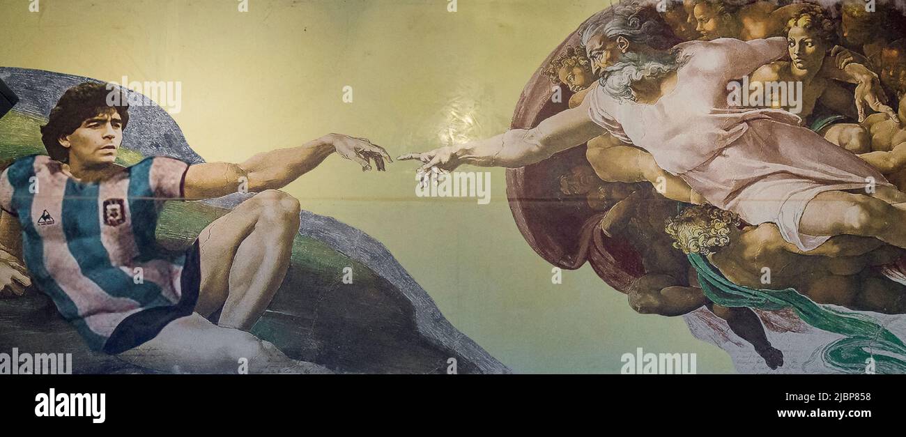 Cafe Museum 'Lo del Diego'. Caminito, La Boca. Buenos Aires, Argentinien. Stockfoto