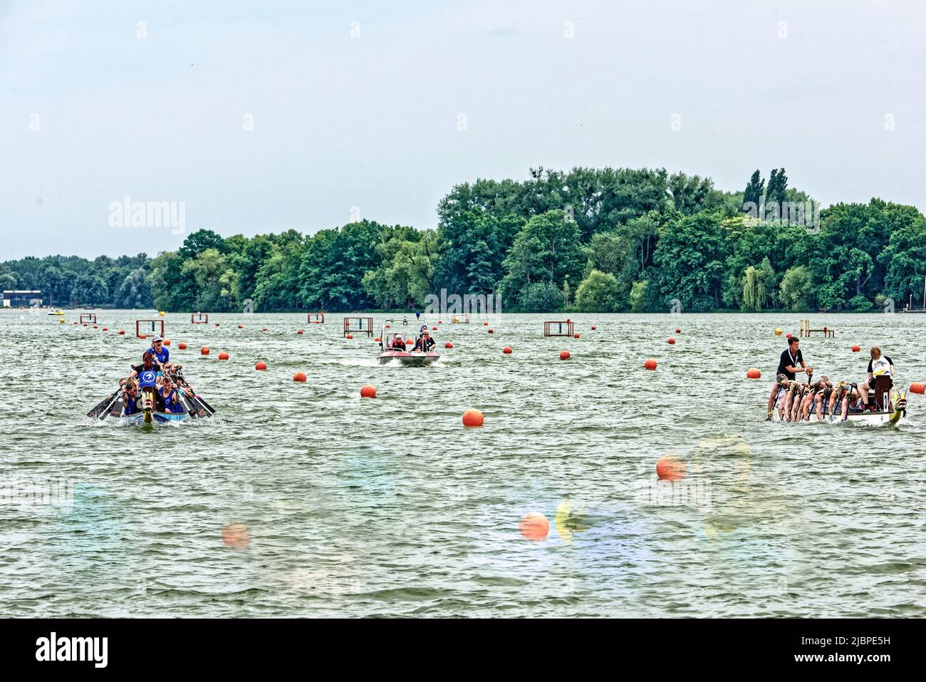 Drachenboot Festival Pfingsten am Maschsee Hannover.2022 4. Bis 6. Juni Hannover – Maschsee Stockfoto