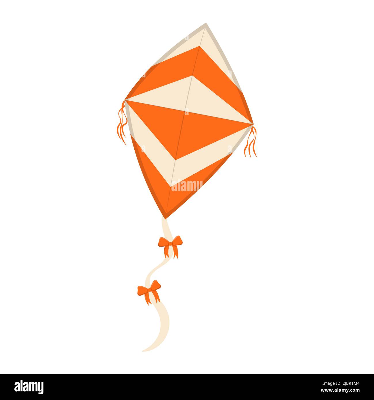 Fliegender Winddrachen. Makar Sankranti Festival. Illustration Wind Kite Spiel. Stock Vektor