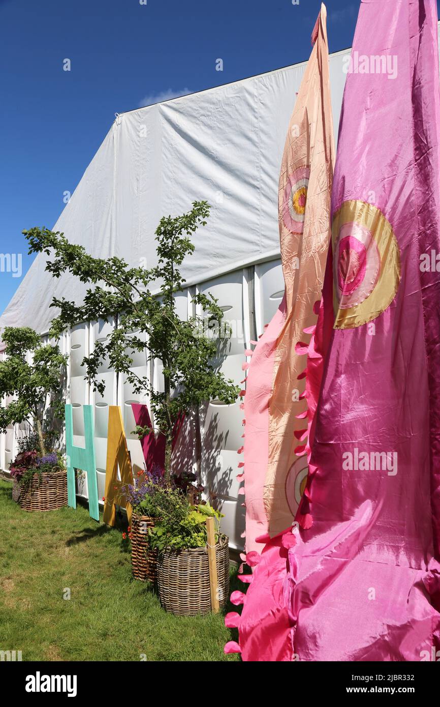 Hay Festival 2022, Hay-on-Wye, Brecknockshire, Powys, Wales, Großbritannien, Großbritannien, Großbritannien, Europa Stockfoto