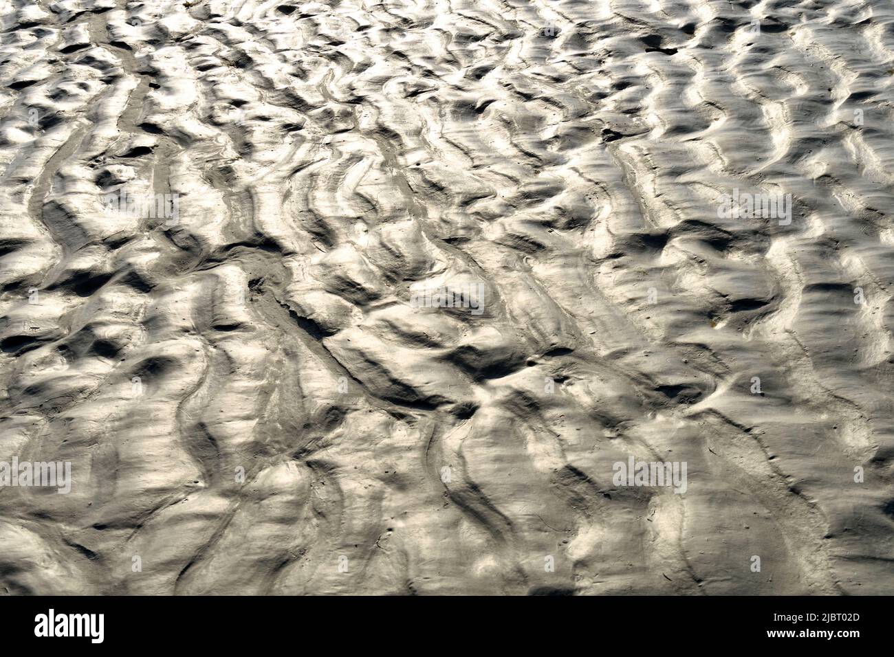 Frankreich, Manche, Mont Saint Michel Bay die Mont Saint Michel Bay wurde von der UNESCO zum Weltkulturerbe erklärt Stockfoto