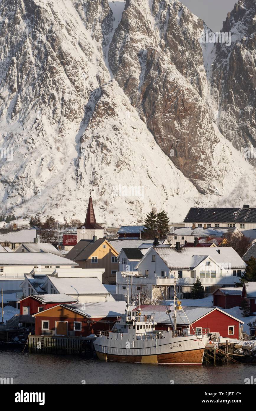 Norwegen, Nordland, Lofoten, Reine Stockfoto