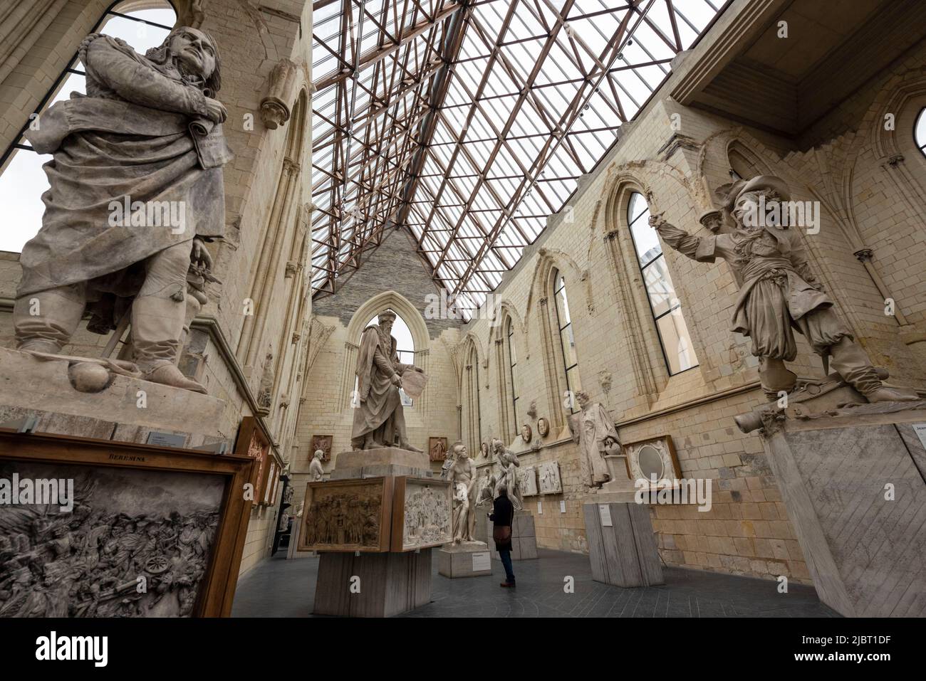 Frankreich, Maine et Loire, Loire-Tal, das von der UNESCO, Angers, Galerie von David D'Angers, zum Weltkulturerbe erklärt wurde Stockfoto