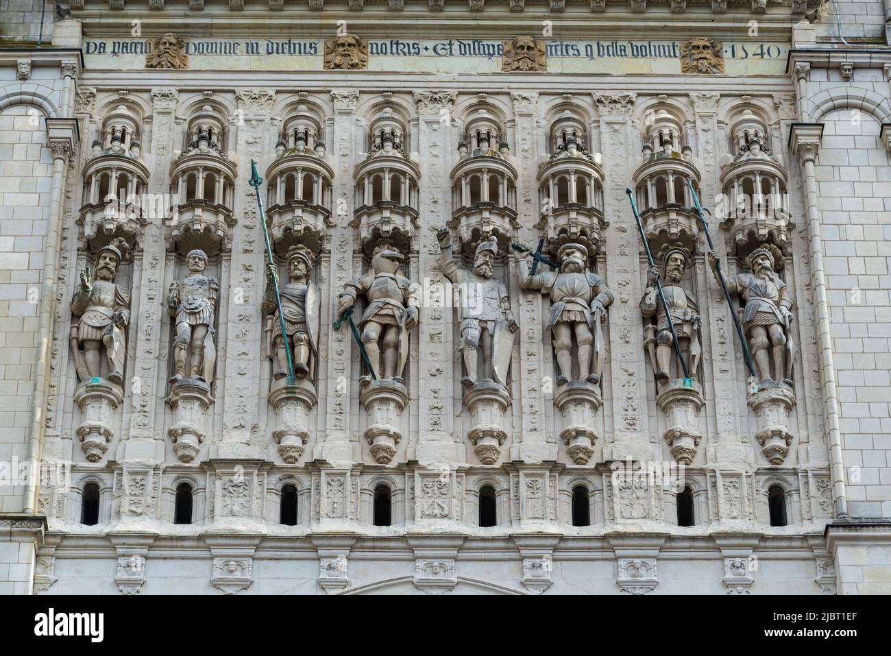 Frankreich, Maine et Loire, Angers, Saint Maurice Kathedrale Stockfoto