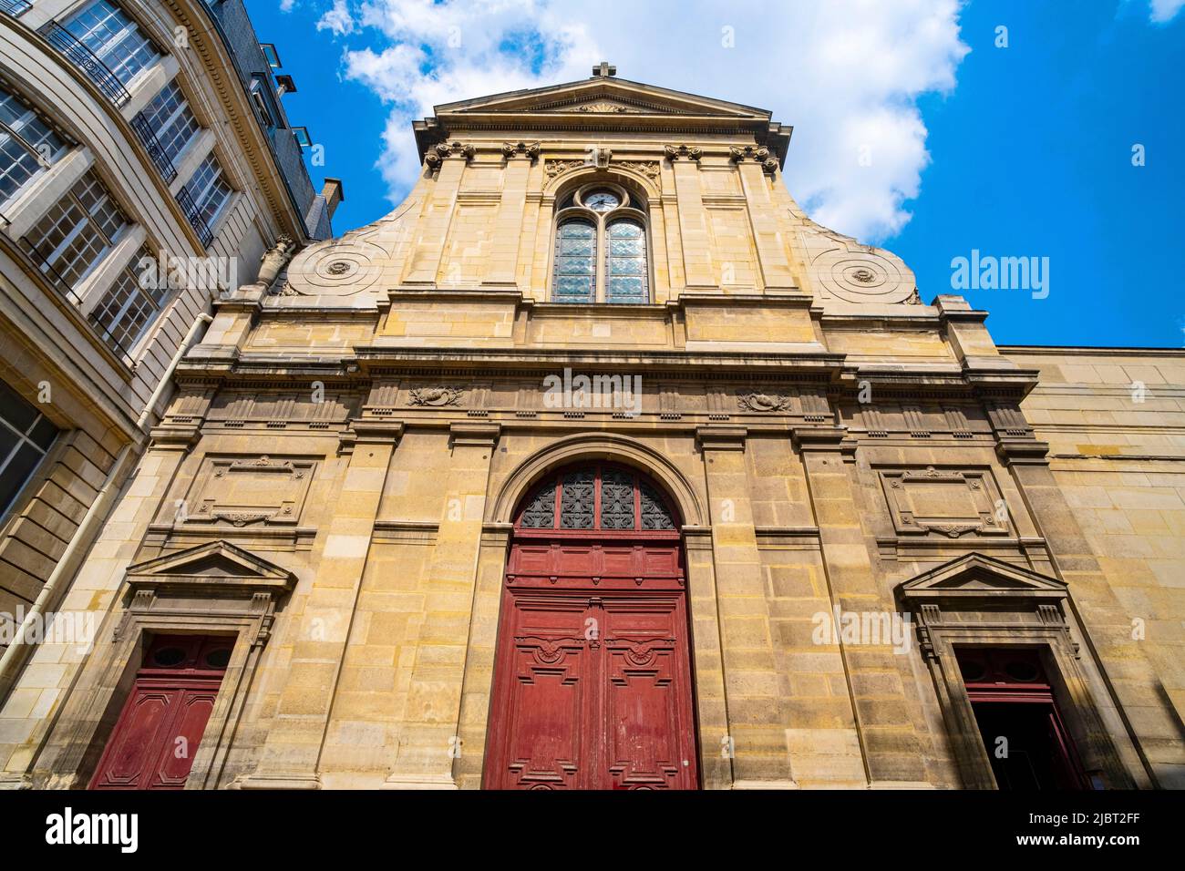 Frankreich, Paris, Kirche Notre-Dame-des-Blancs-Manteaux, historisches Denkmal Stockfoto