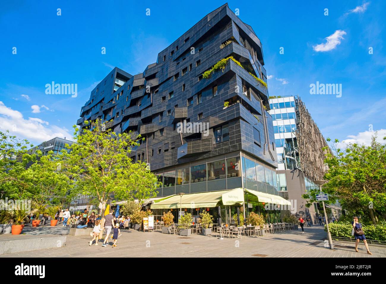 Frankreich, Paris, modernes Gebäude, Massena-Viertel Stockfoto