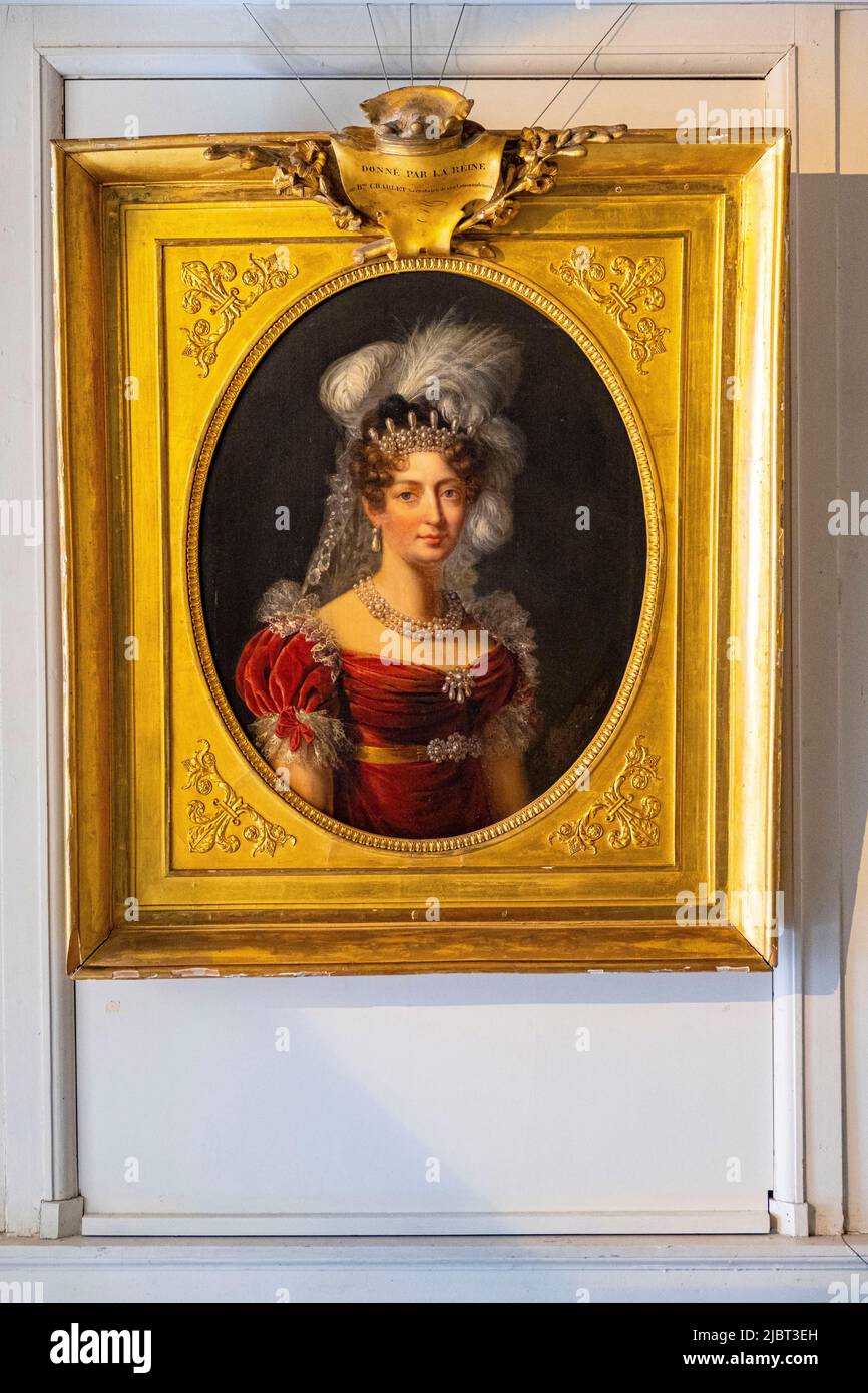 Frankreich, Paris, die Expiatory Chapel, Porträt der Herzogin von Angouleme Stockfoto