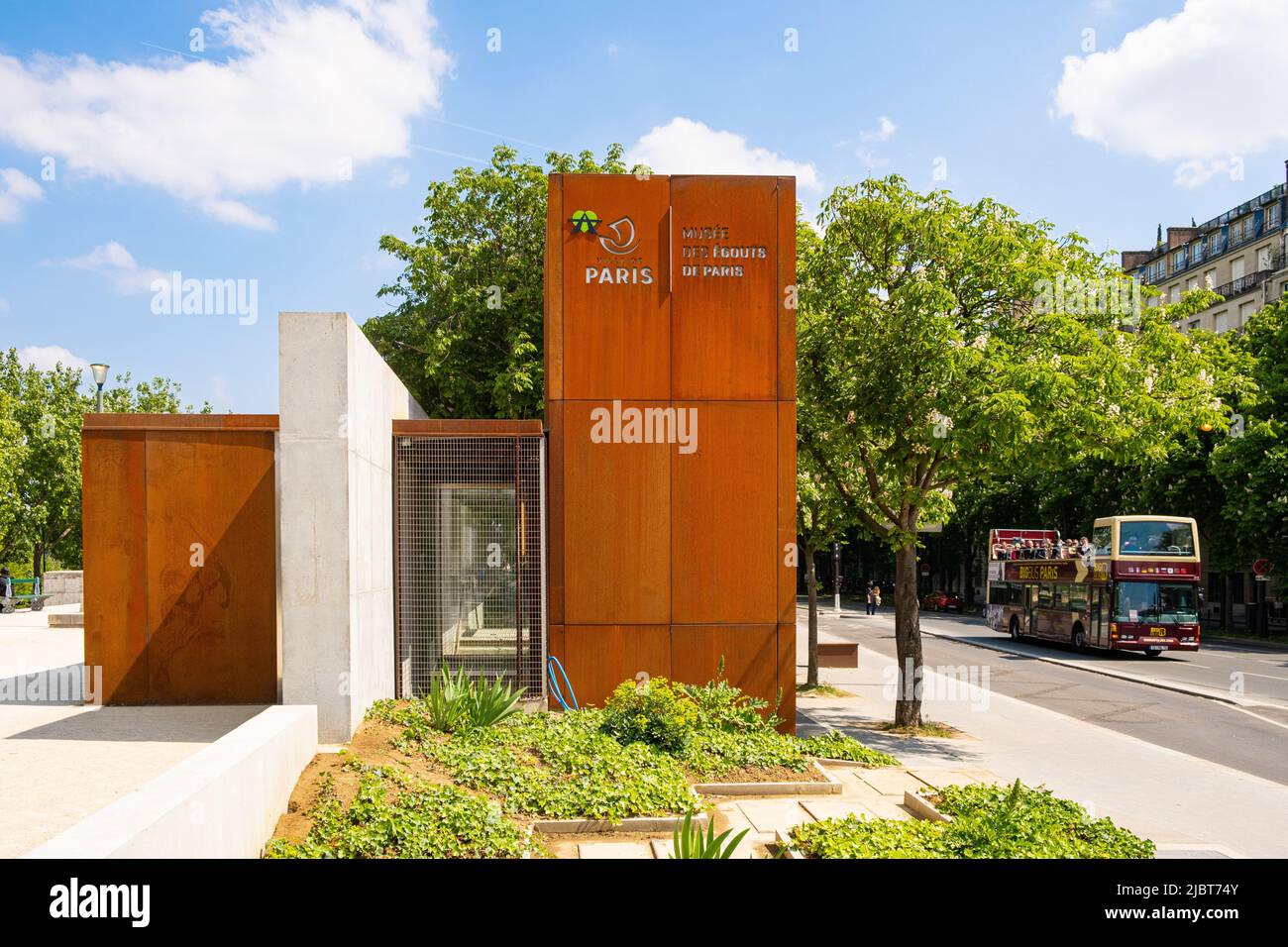 Frankreich, Paris, Kanalisation des Pariser Museums Stockfoto