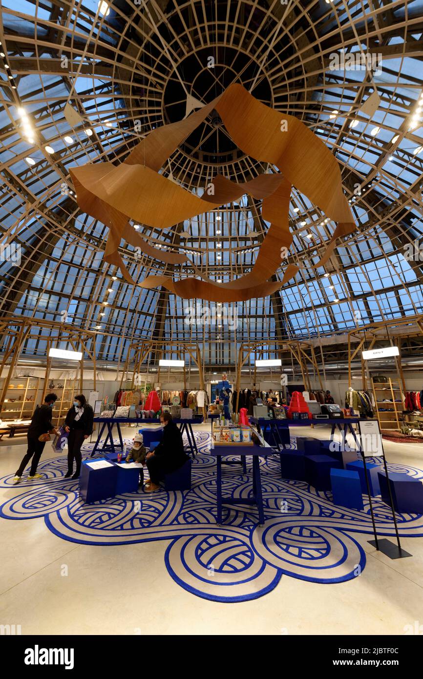 Frankreich, Paris, das Kaufhaus Printemps, Au Septième ciel (im Himmel von 7.), die neue Etage, die Vintage, Second Hand und Upculcling gewidmet ist Stockfoto