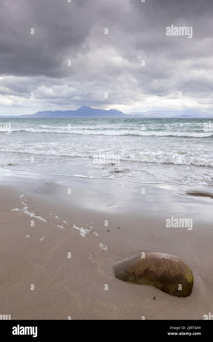 Mulranny Beach an der atlantikküste der Grafschaft Mayo, Irland Stockfoto