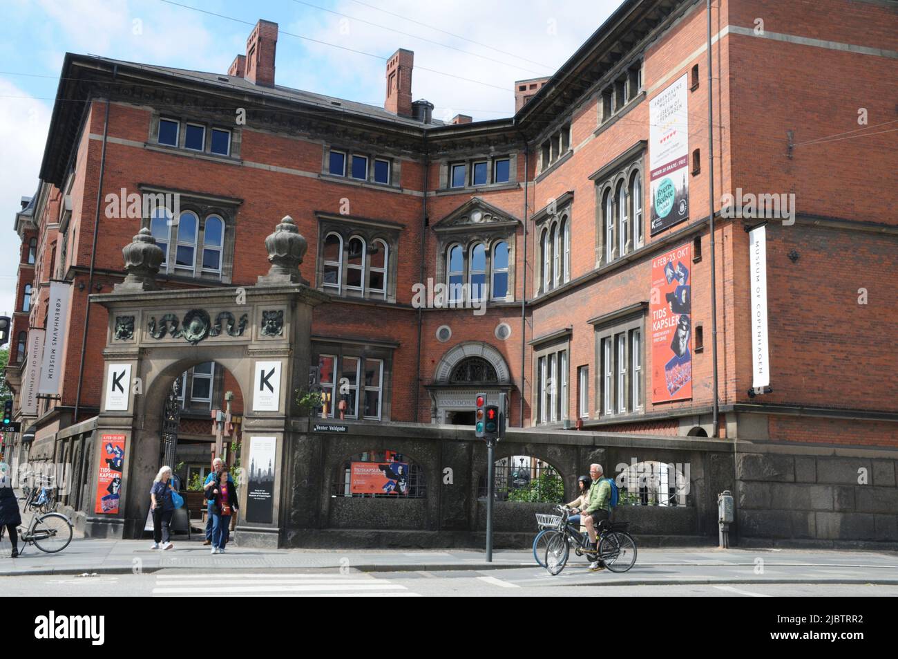 Kopenhagen /Dänemark/08 June 2022/Copenahen Museum bilding on vestervoldgde in danish capial. Foto..Francis Joseph Dean/Deanpictures). Stockfoto