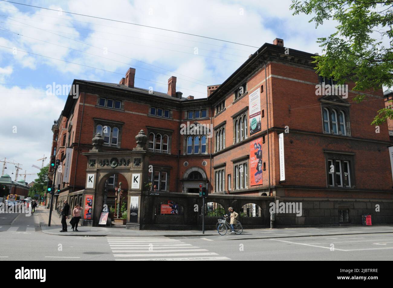 Kopenhagen /Dänemark/08 June 2022/Copenahen Museum bilding on vestervoldgde in danish capial. Foto..Francis Joseph Dean/Deanpictures). Stockfoto