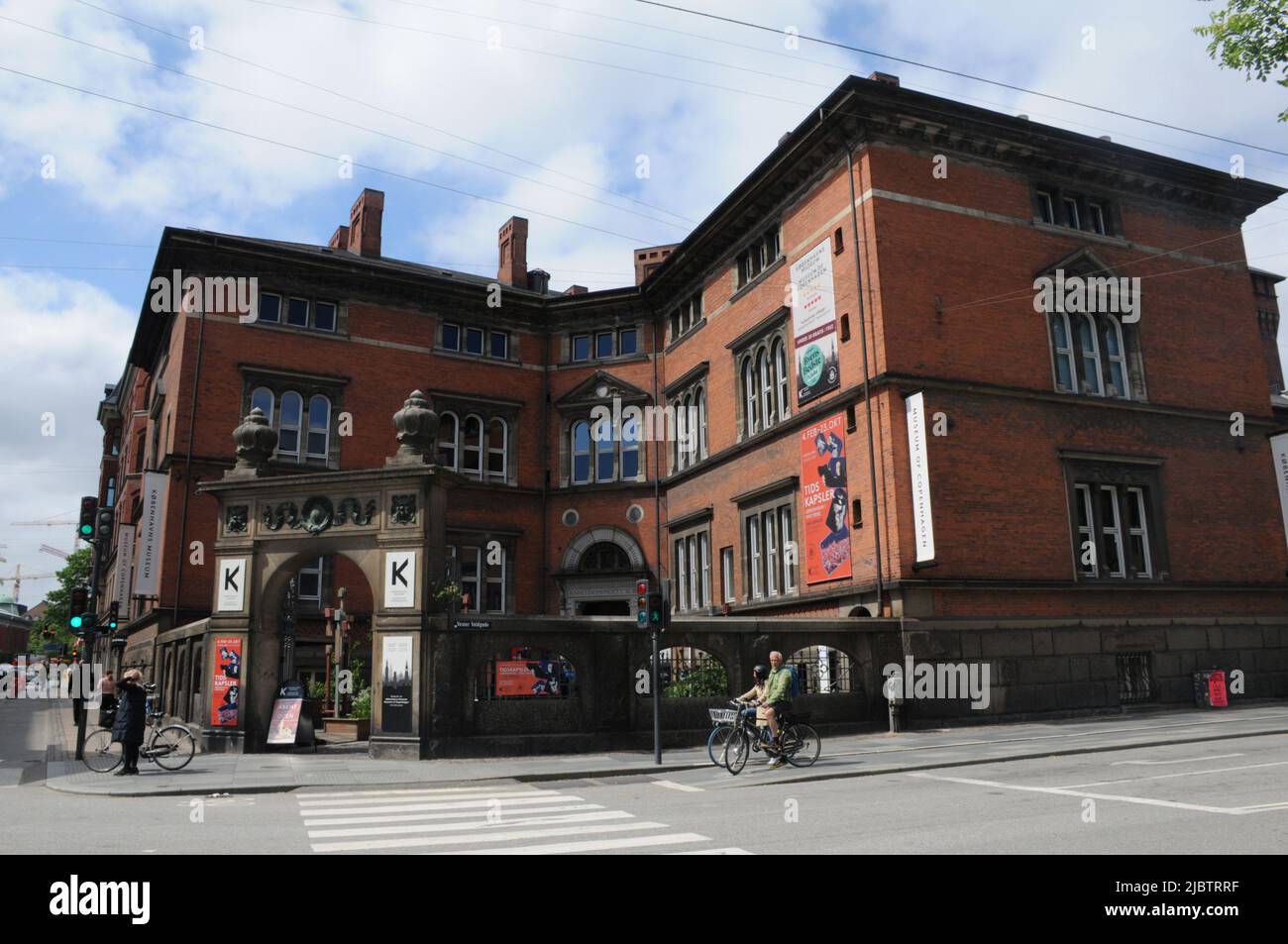 Kopenhagen /Dänemark/08 June 2022/Copenahen Museum bilding on vestervoldgde in danish capial. Foto..Francis Joseph Dean/Deanpictures). Stockfoto