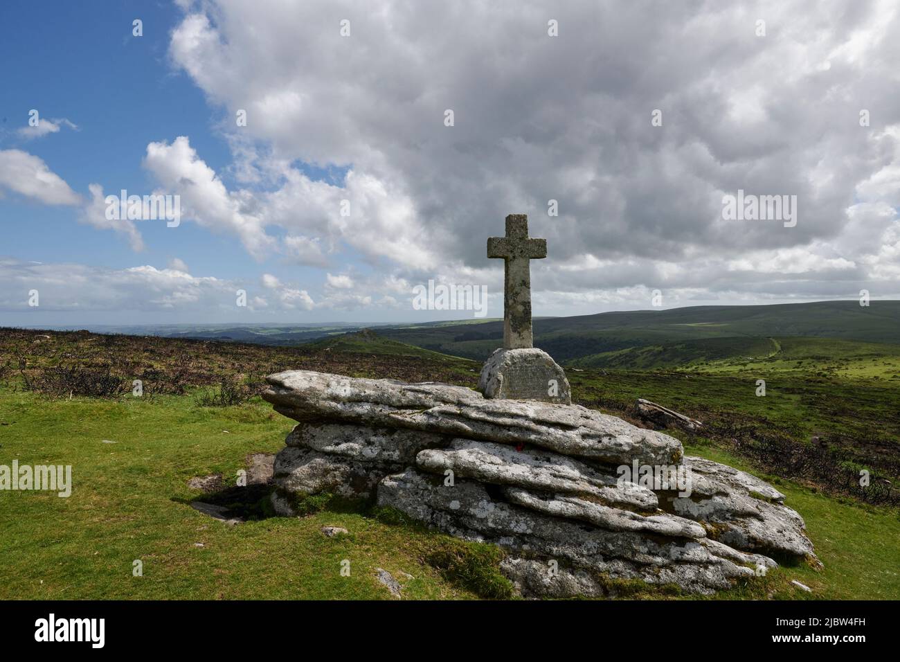 UK Wetter: 08 Jun 2022, wechselhaftes Wetter, Dartmoor National Park, Devon, UK. Kredit: Will Tudor/Alamy Live Nachrichten Stockfoto