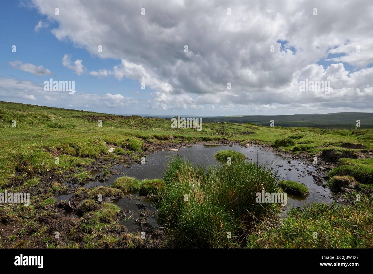 UK Wetter: 08 Jun 2022, wechselhaftes Wetter, Dartmoor National Park, Devon, UK. Kredit: Will Tudor/Alamy Live Nachrichten Stockfoto