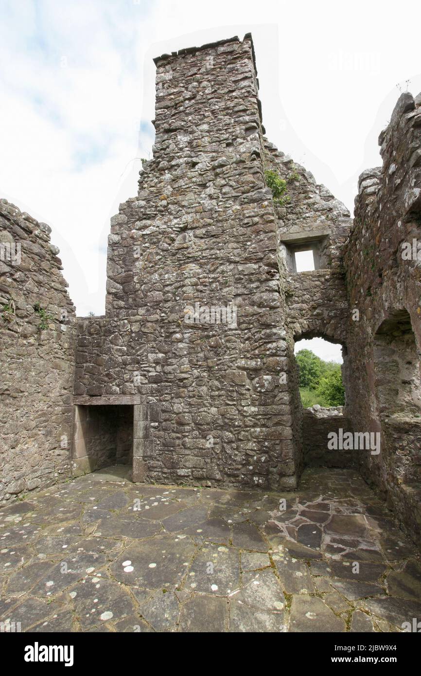 Tully Castle, Lough Erne, County Fermanagh, Nordirland Stockfoto