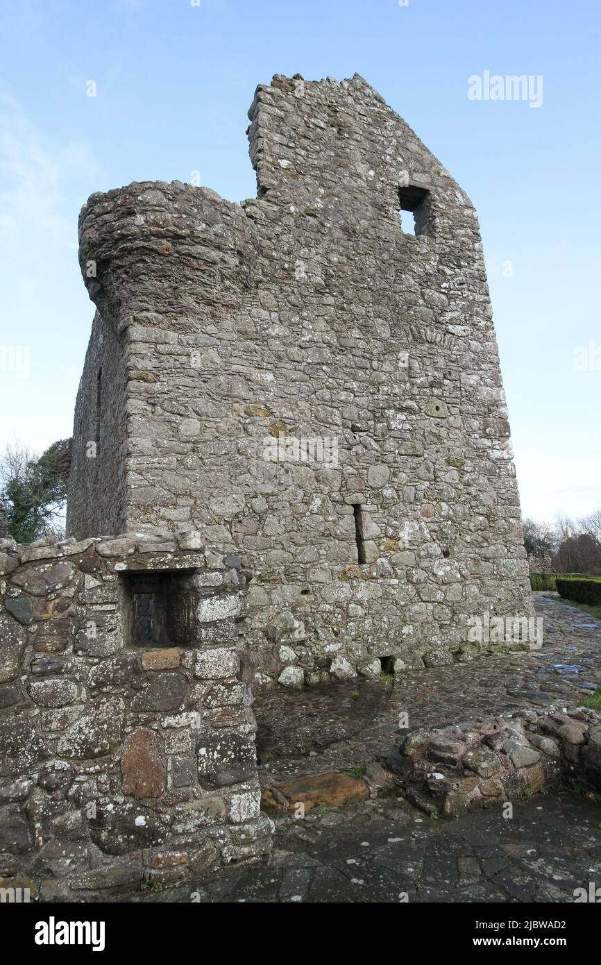 Tully Castle, Lough Erne, County Fermanagh, Nordirland Stockfoto