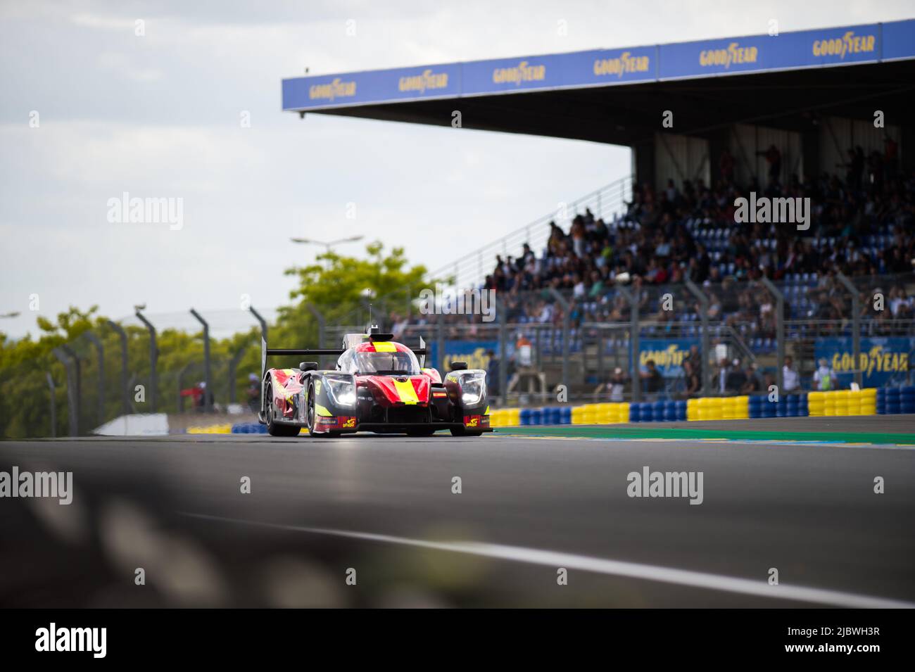 Le Mans, Frankreich, 08/06/2022, 27 CRESP Christophe (Fra), JENSEN Michael (dnk), PALETTE Steven (Fra), CD Sport, Ligier JSP217 - Gibson, Action während der freien Trainings und Qualifying-Sessions der 2022 24 Stunden von Le Mans, 3. Runde der FIA-Langstrecken-Weltmeisterschaft 2022, Auf dem Circuit de la Sarthe, vom 8. Bis 12. Juni 2022 in Le Mans, Frankreich - Foto Jan Patrick Wagner / DPPI Stockfoto