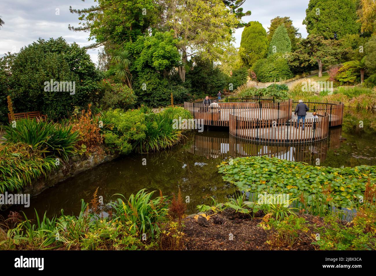 Rund Um Hobart - Royal Tasmanian Botanical Gardens Stockfoto