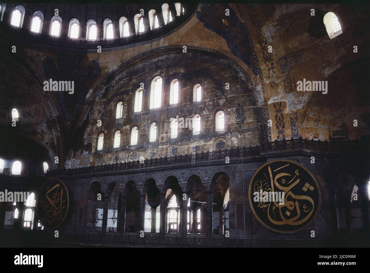 Innenräume eines Museums, Aya Sofya, Istanbul, Türkei Stockfoto