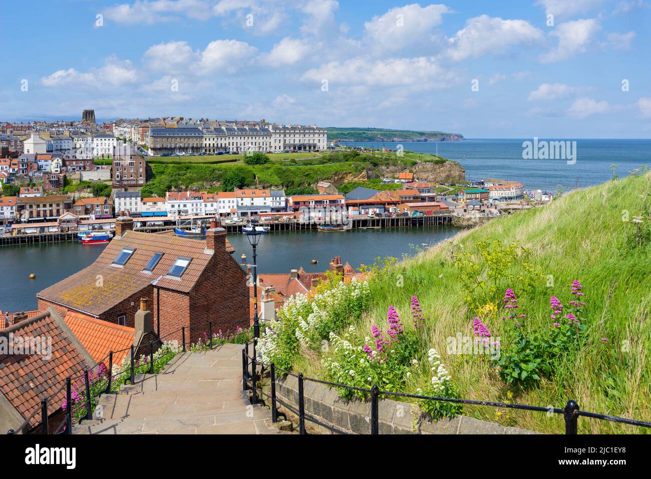 Whitby Yorkshire Whitby North Yorkshire England Großbritannien GB Europa Stockfoto