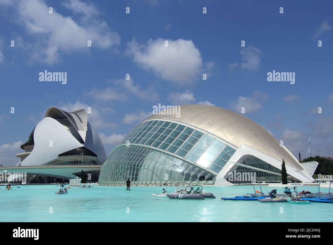 Ein Blick in die Stadt der Zukunft Stockfoto