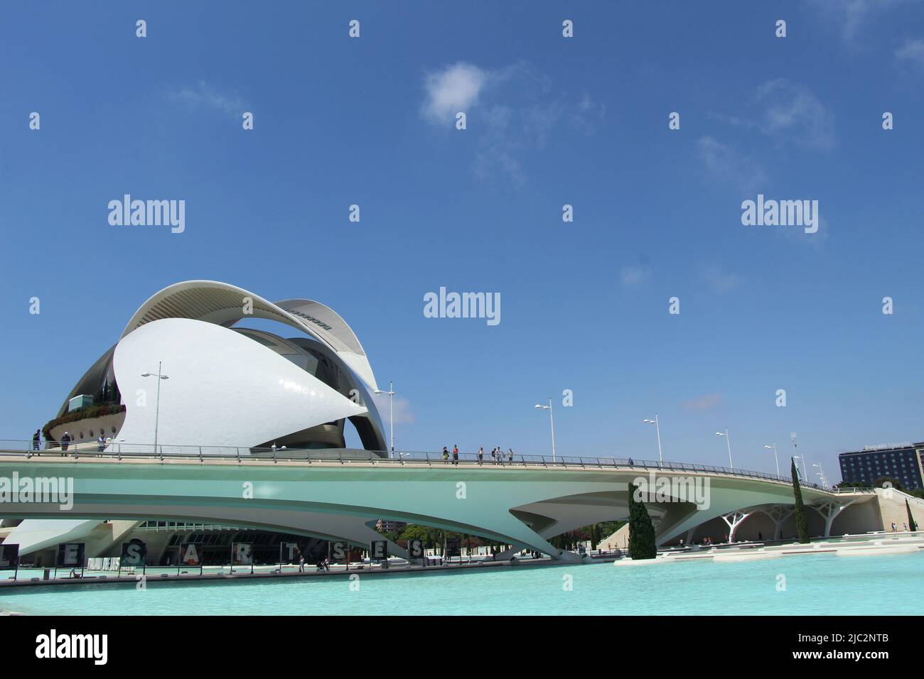 Ein Blick in die Stadt der Zukunft Stockfoto