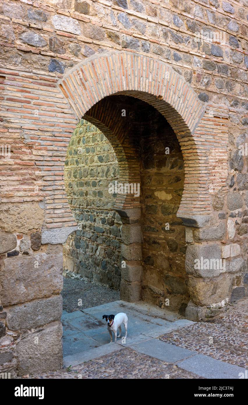 Puerta de Alcantara. Toledo, Spanien. Stockfoto
