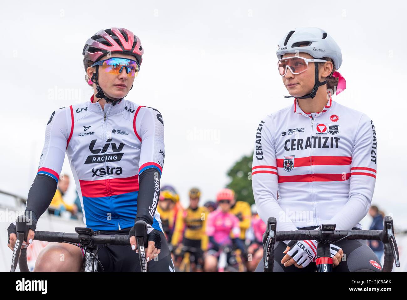 Radsportler am Start im Colchester Sports Park sind bereit für die