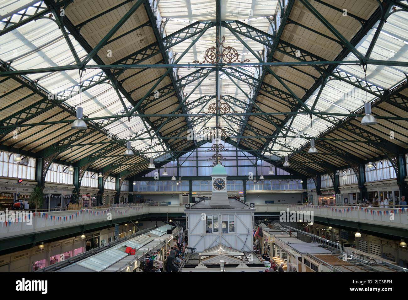 Cardiff Market Cardiff South Wales Stockfoto