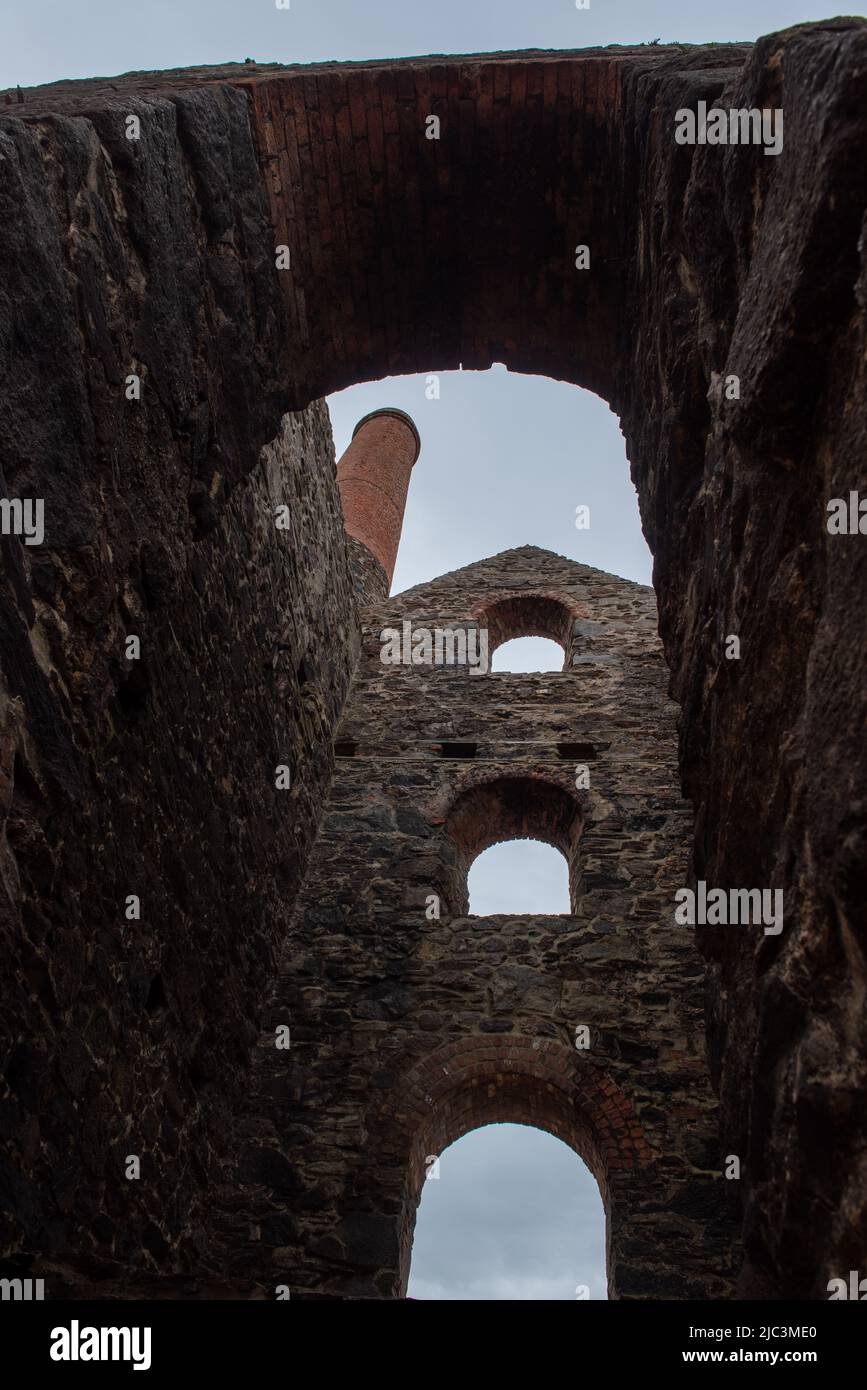 The Wheal Coates Tin Mine, St. Agnes, Cornwall Stockfoto